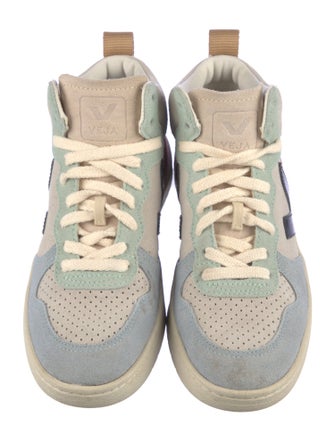 Vejas Suede Colorblock Pattern Sneakers