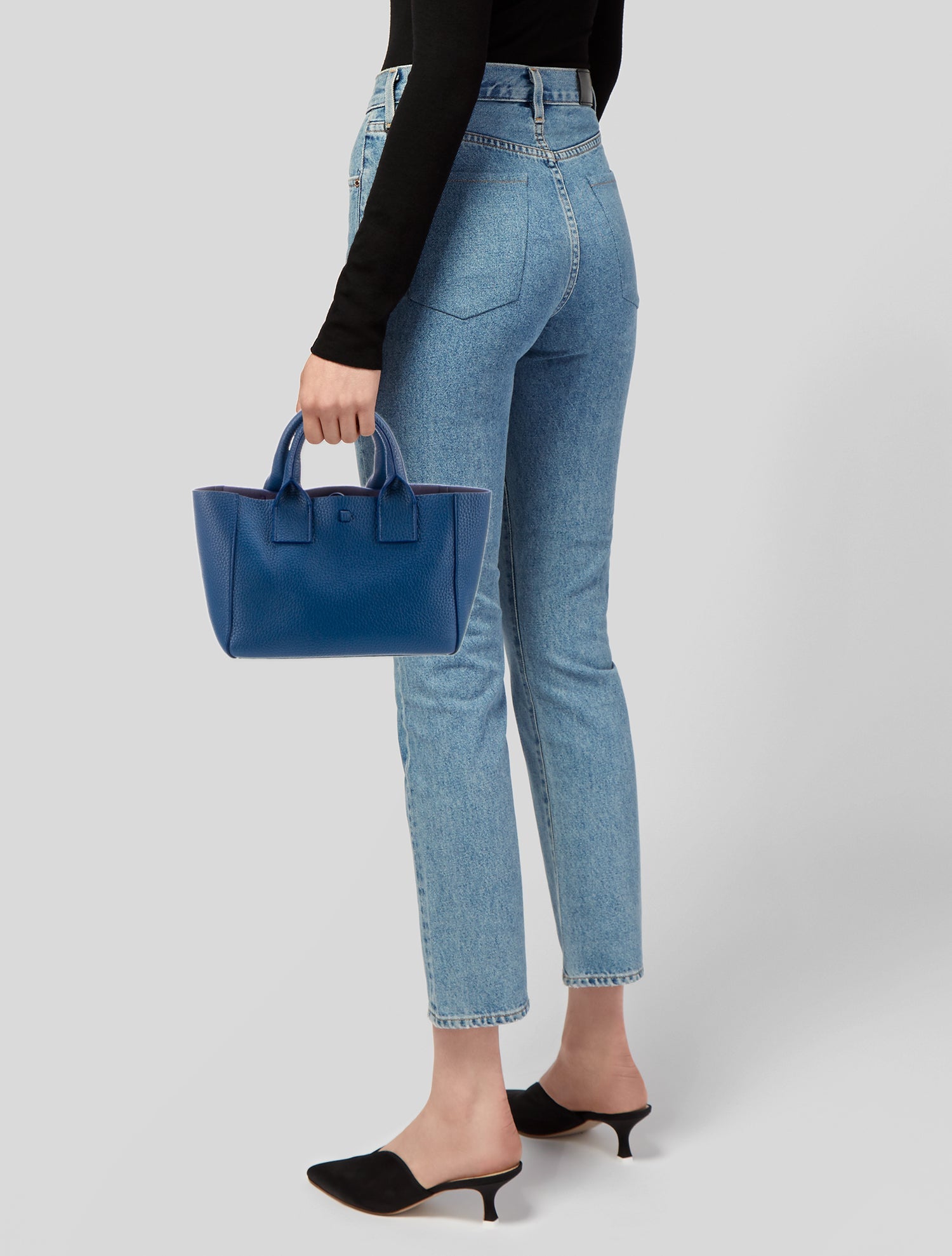 Yvonne Koné Leather Top Handle Bag