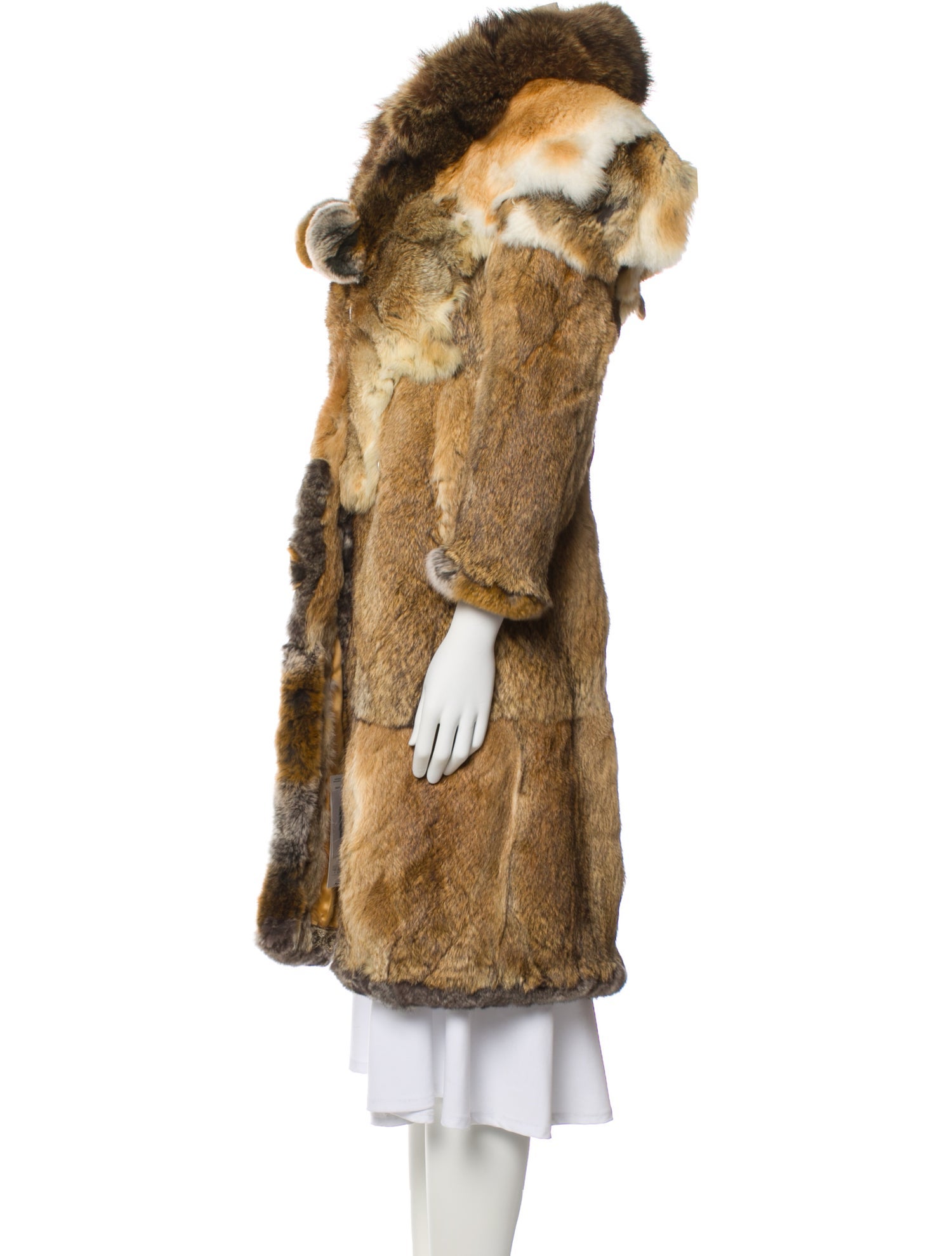 Victor Sacks Coyote Faux Fur Coat