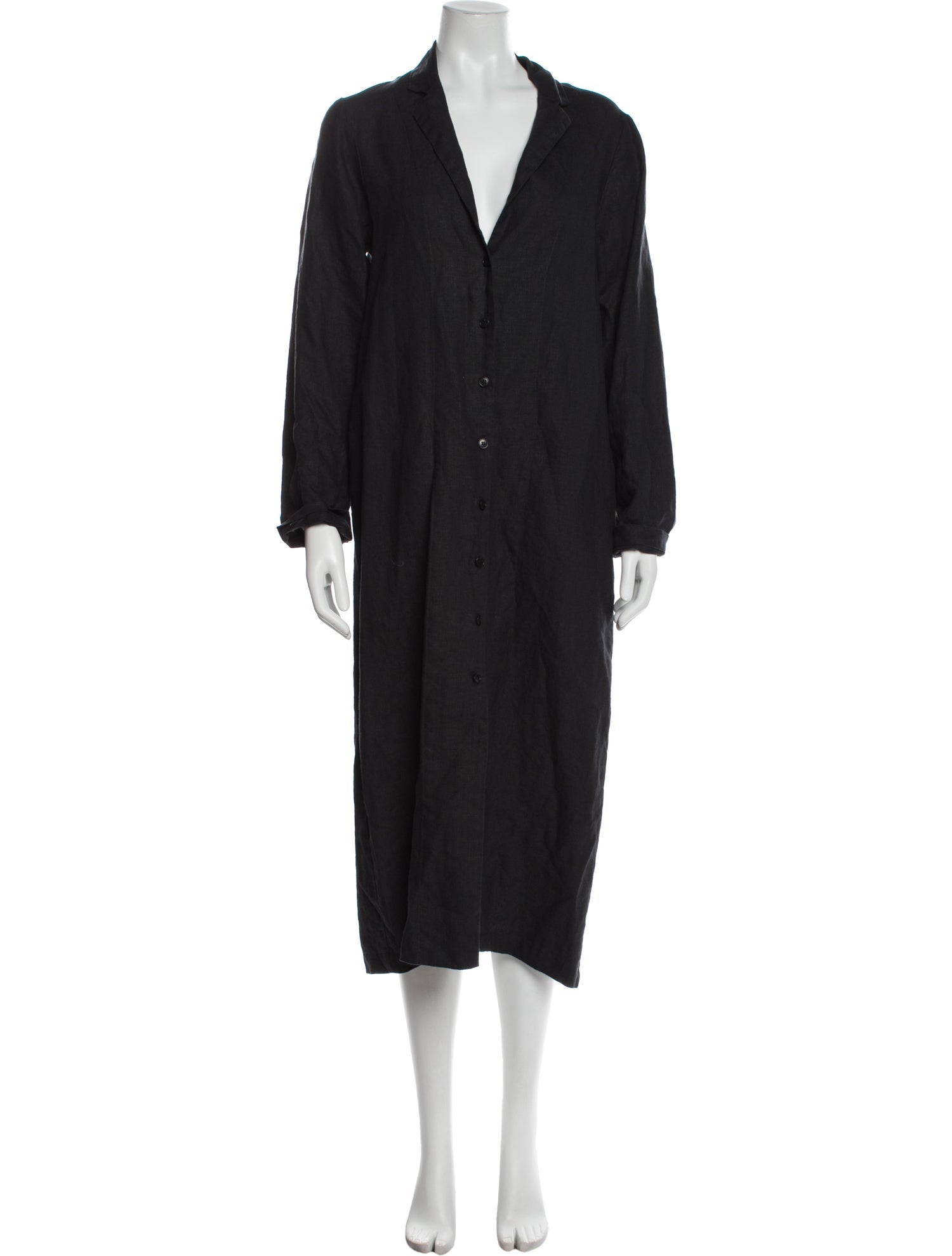 Vincent James Linen Midi Length Dress