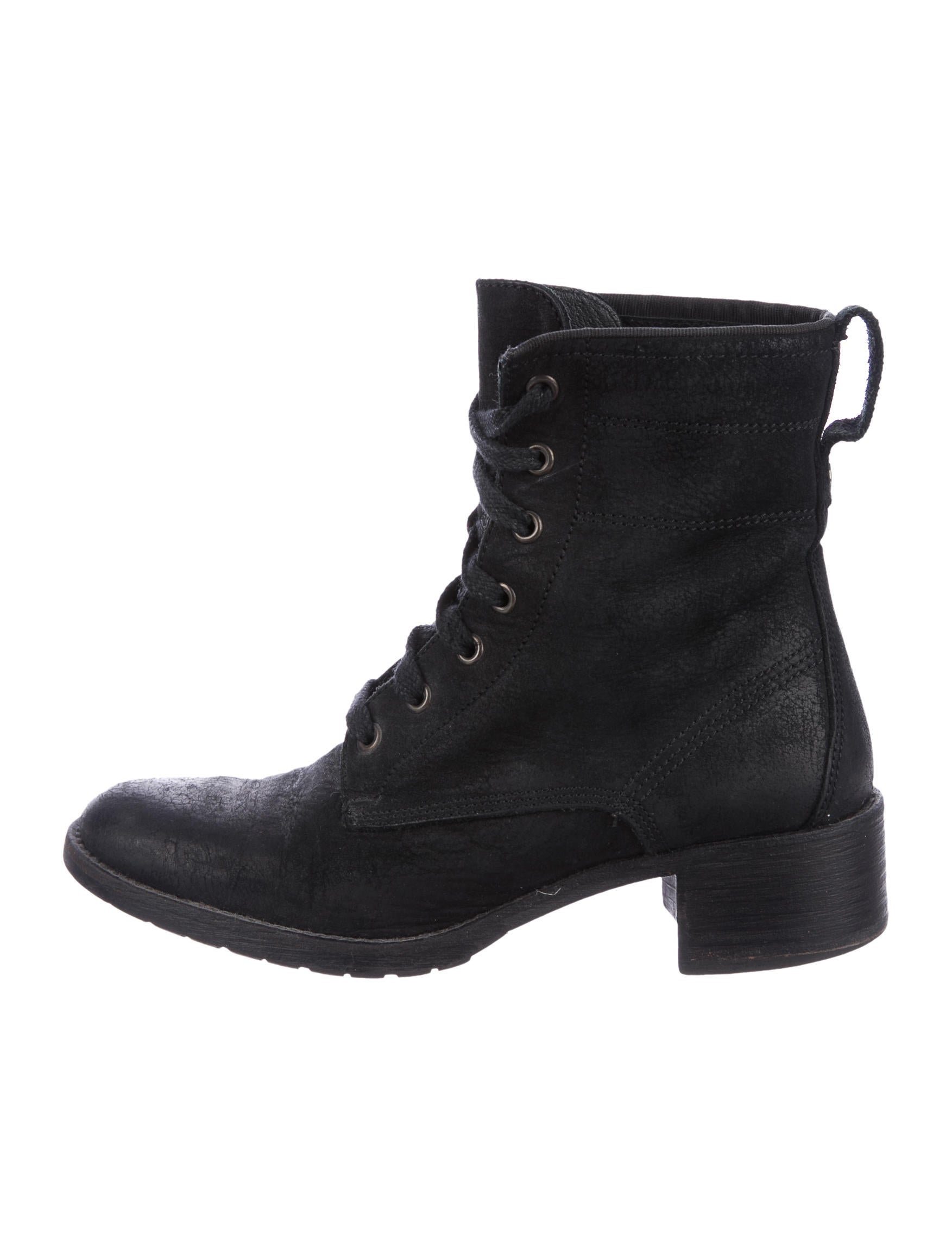 vera wang combat boots