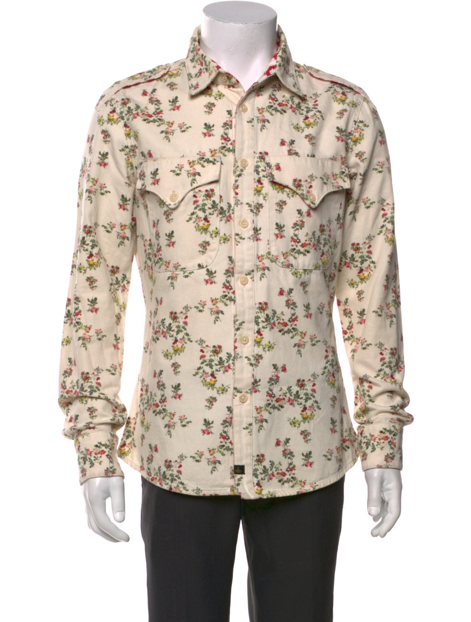 Vivienne Westwood x Lee Floral Print Long Sleeve Shirt