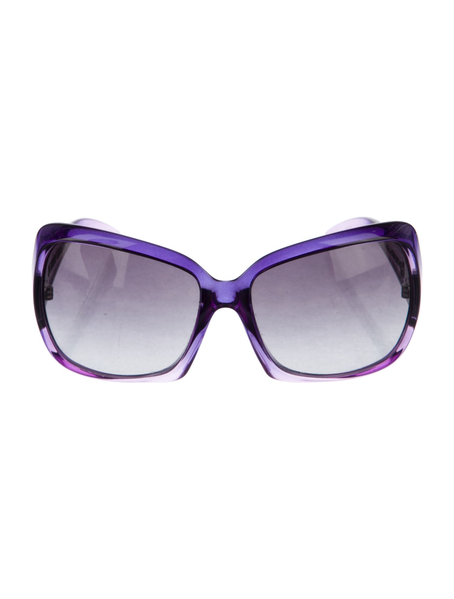 Velveteen Oversize Gradient Sunglasses