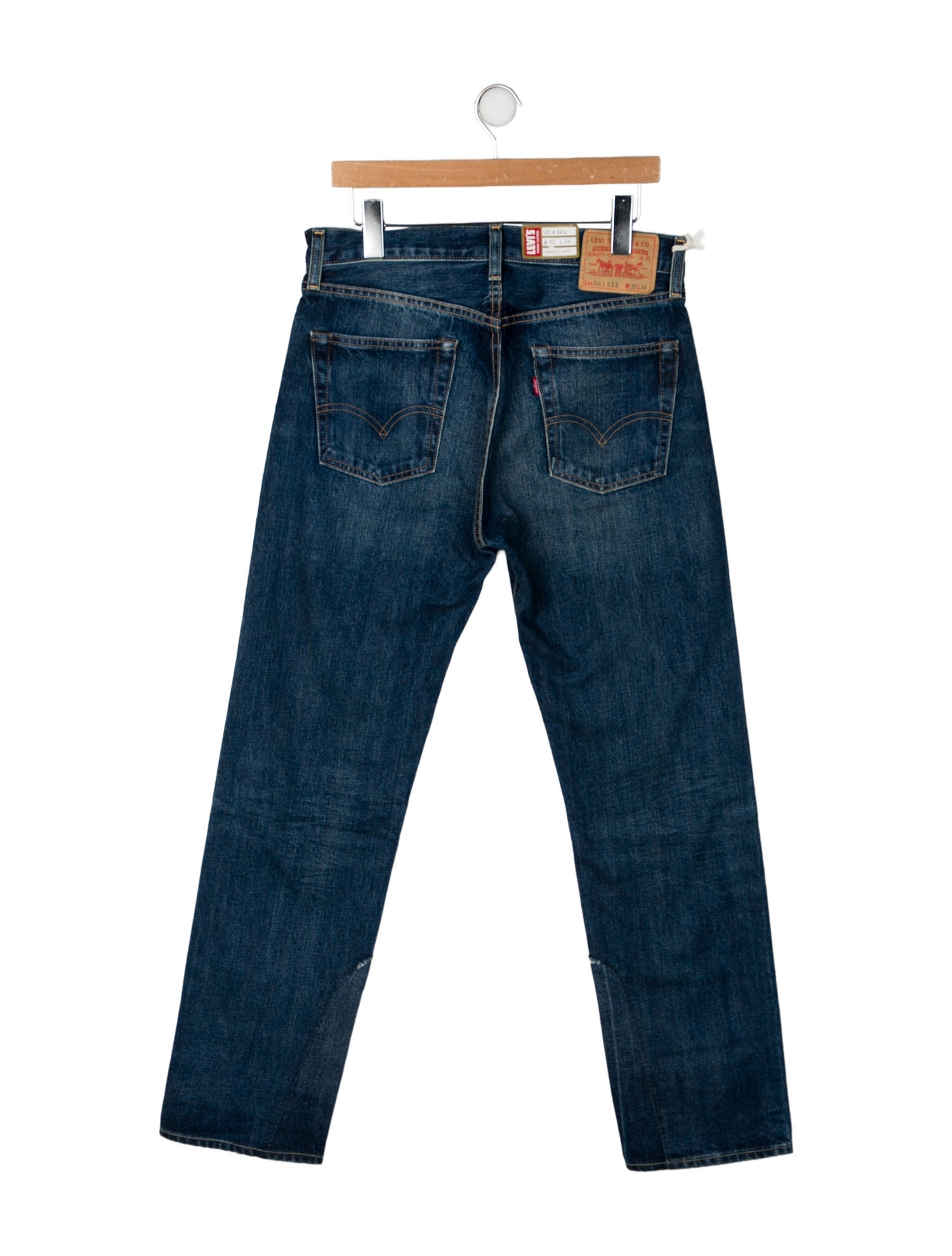 Vintage Levi's Low-Rise Straight Leg Jeans