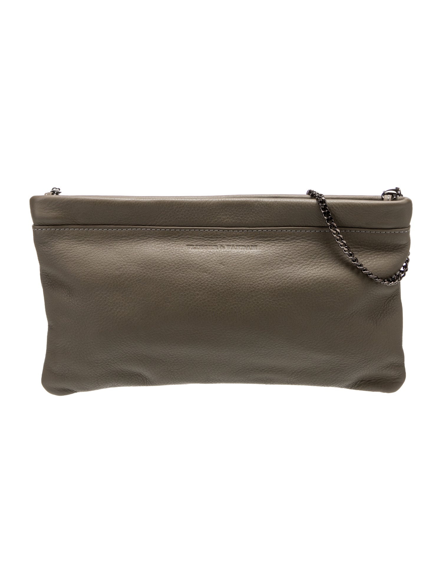 Vlieger & Vandam Leather Clutch