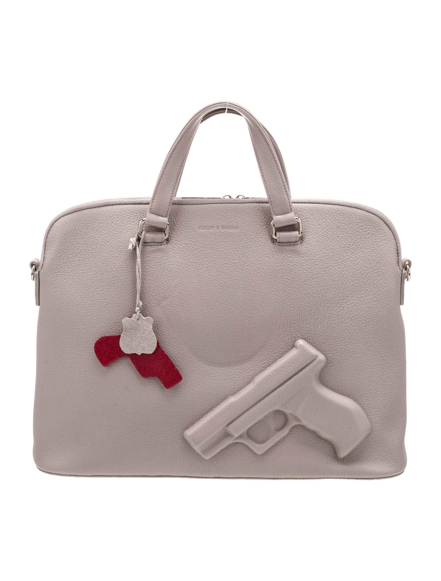 Vlieger & Vandam Leather Top Handle Bag