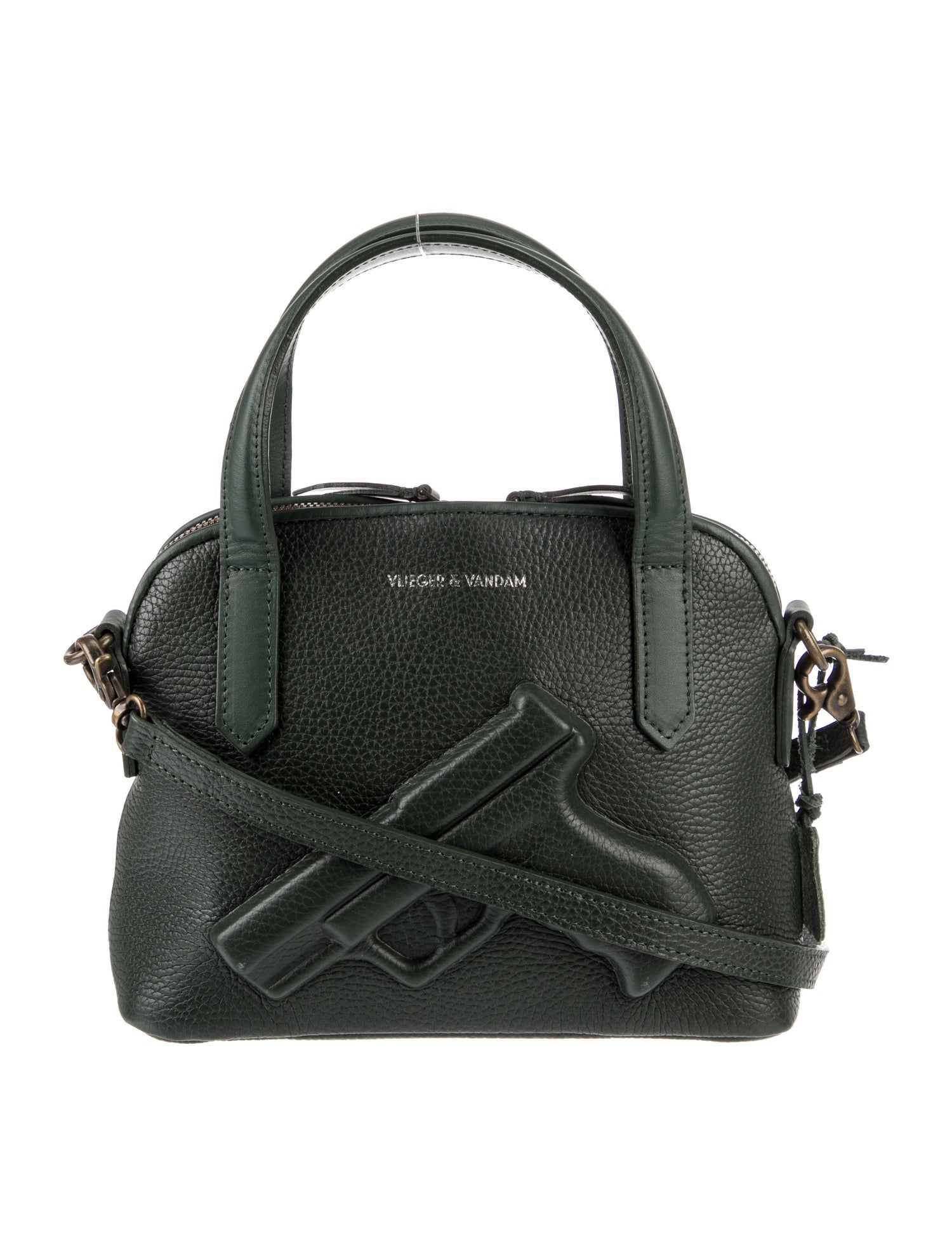 Vlieger & Vandam Leather Top Handle Bag