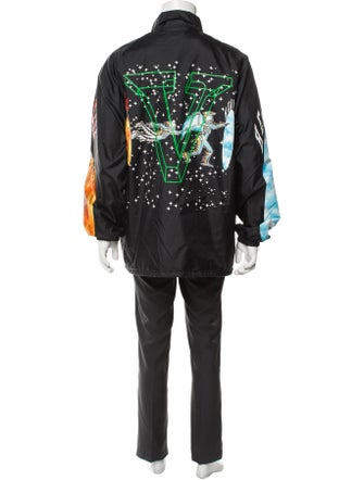 Vlone x Saint Michaels Graphic Print Parka