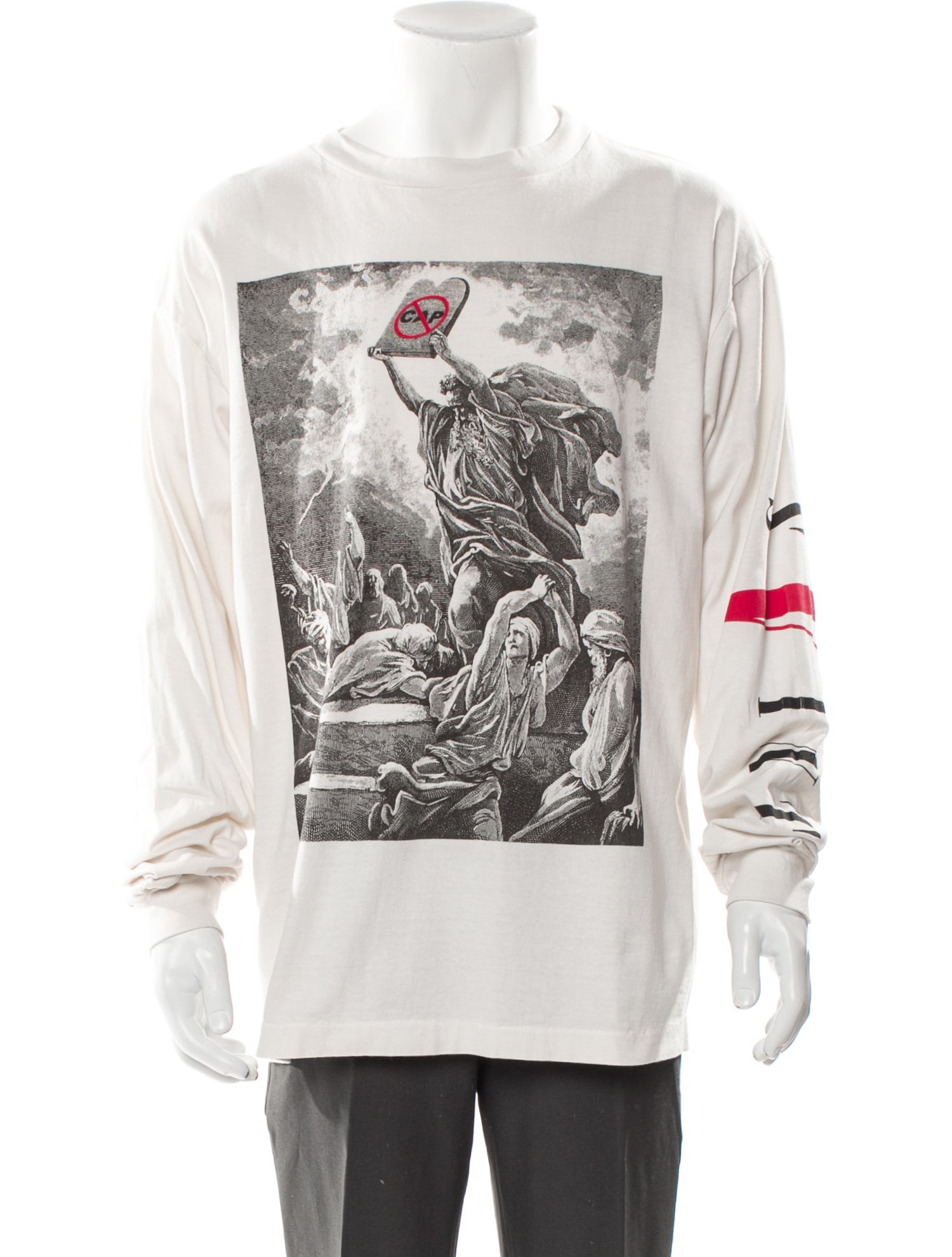 Vlone x Saint Michaels No Cap Graphic Print T-Shirt