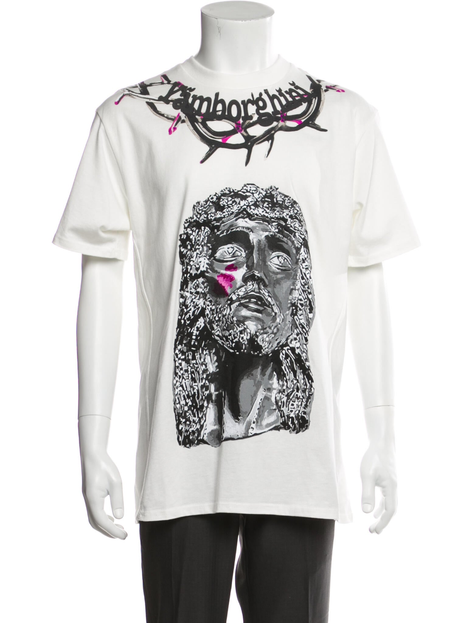 Vlone Yamborghini Graphic Print T-Shirt