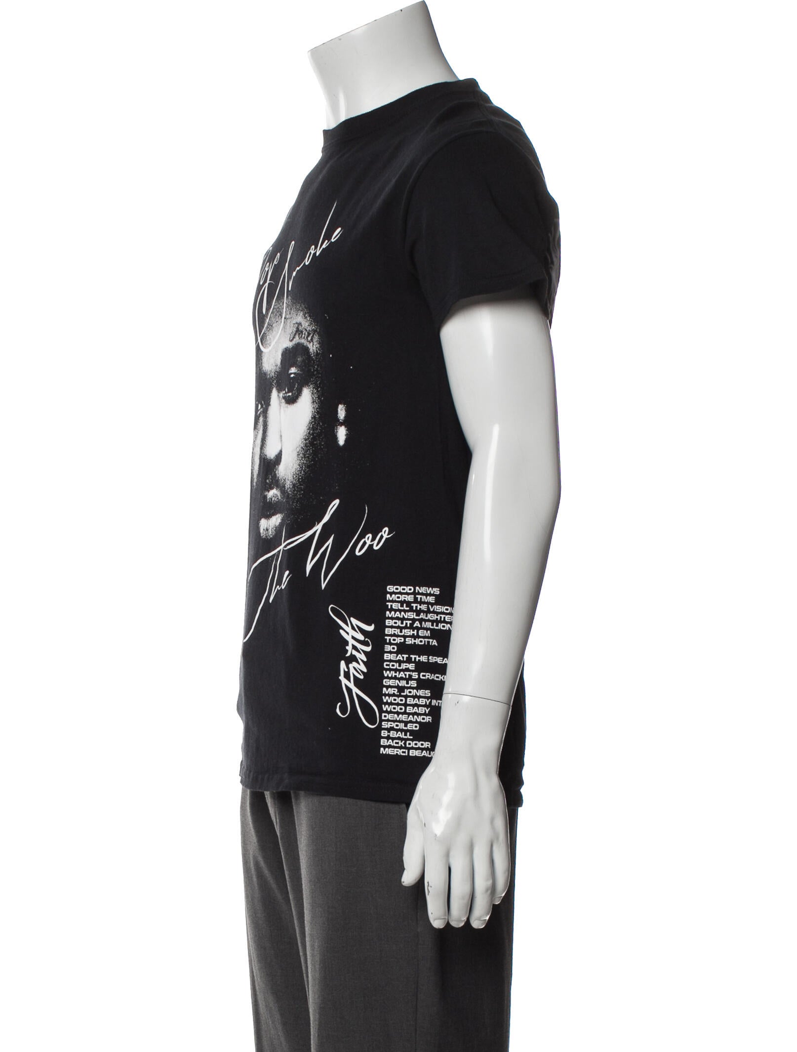 Vlone x Pop Smoke Graphic Print T-Shirt