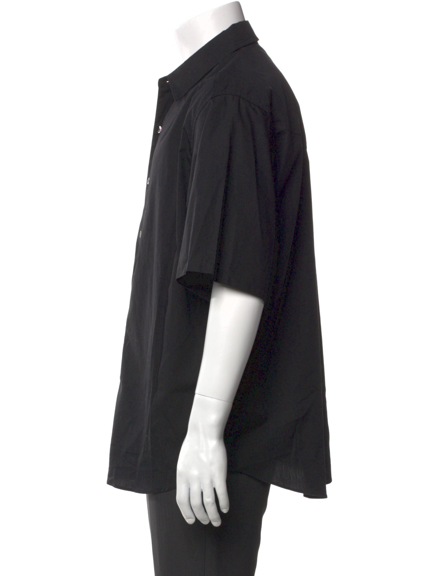 Vlone "Real Men Wear Black" Graphic Print Shirt