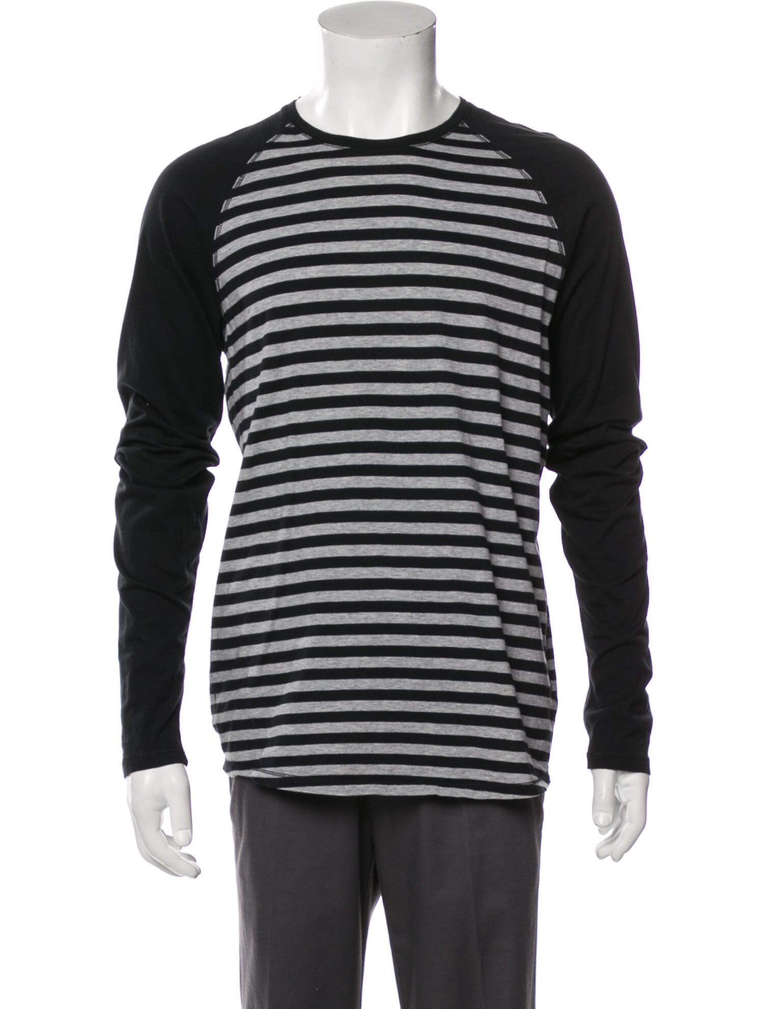 Vince Striped Scoop Neck T-Shirt