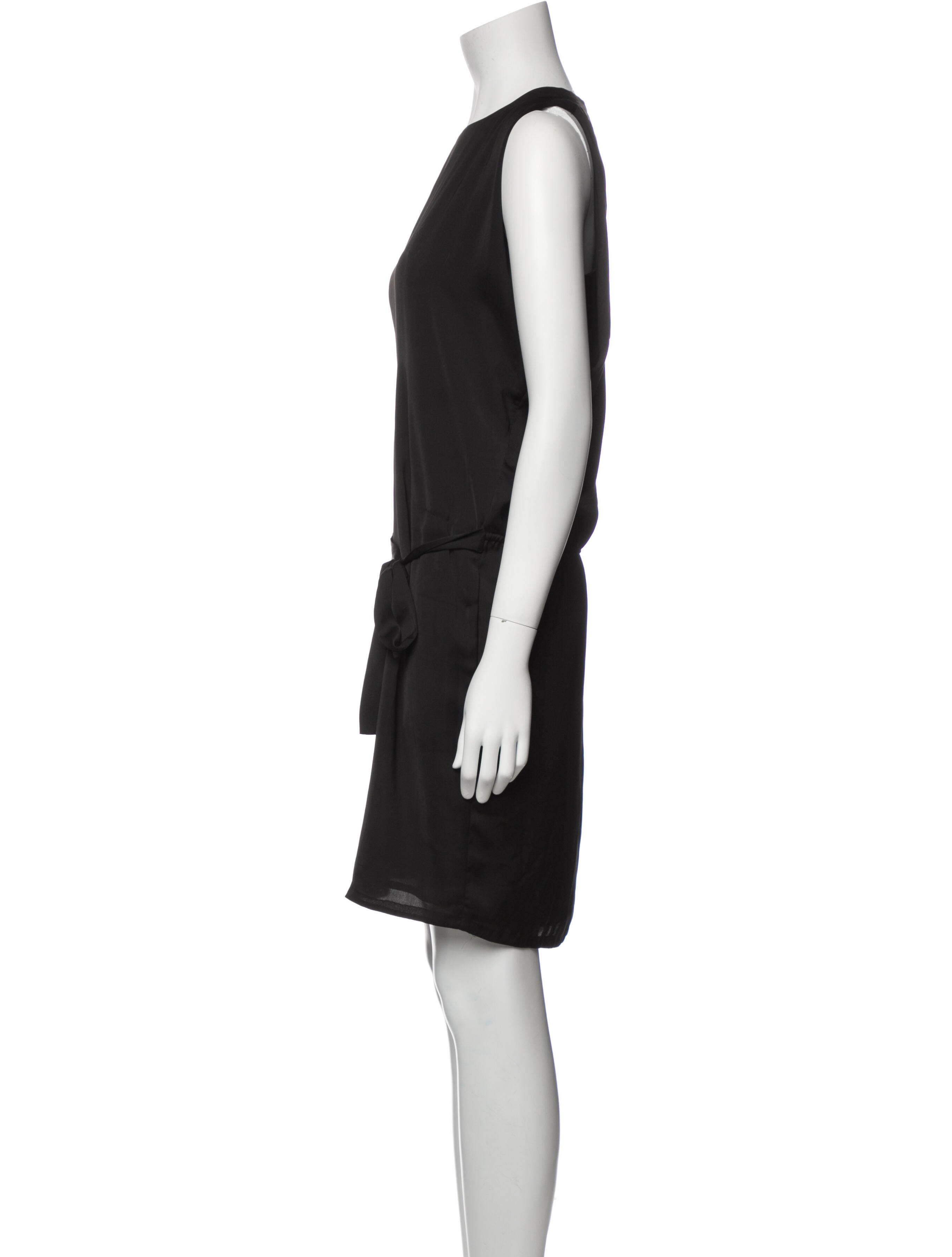 Vince Crew Neck Knee-Length Dress