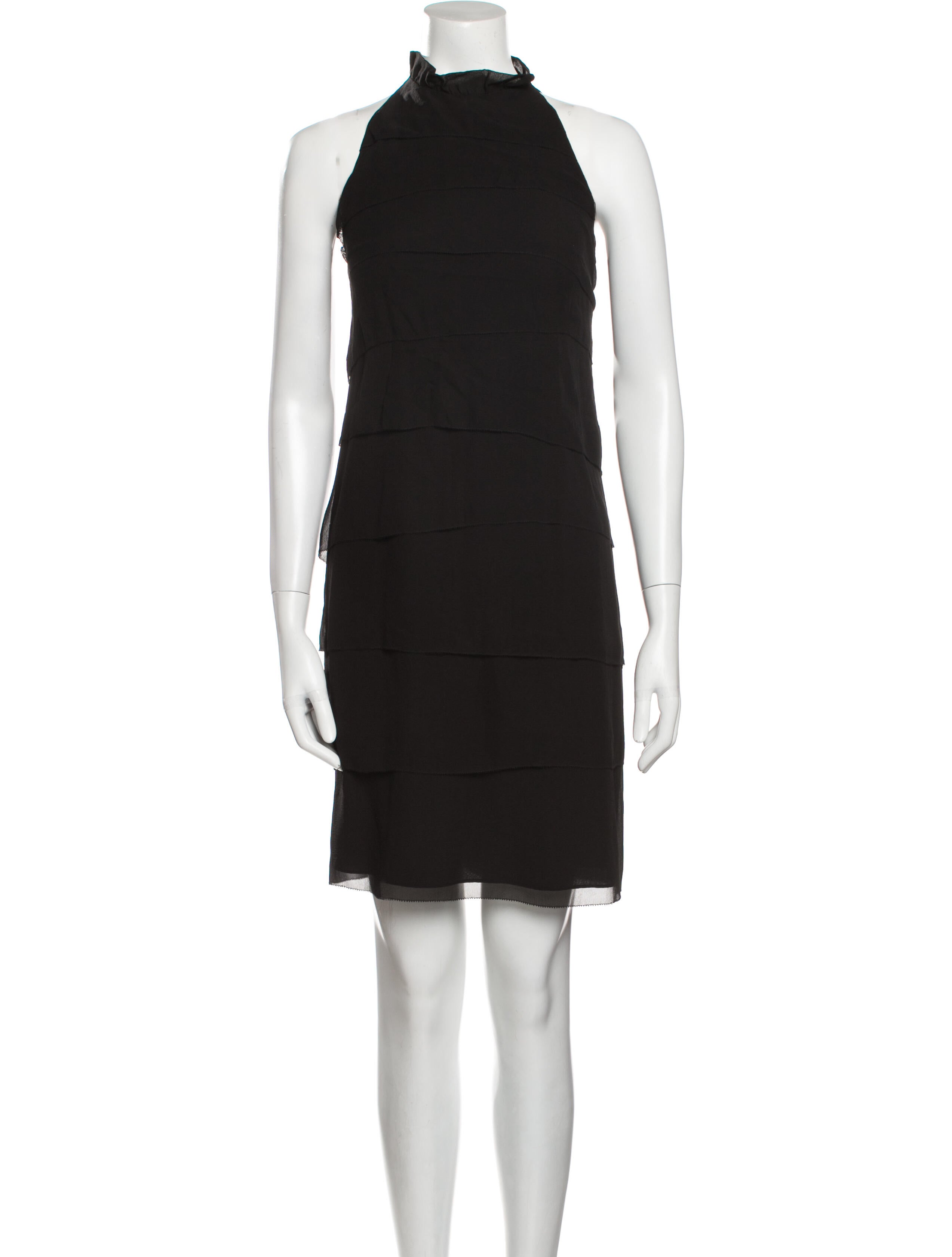 Vince Silk KneeLength Dress Black Dresses, Clothing WVN176881