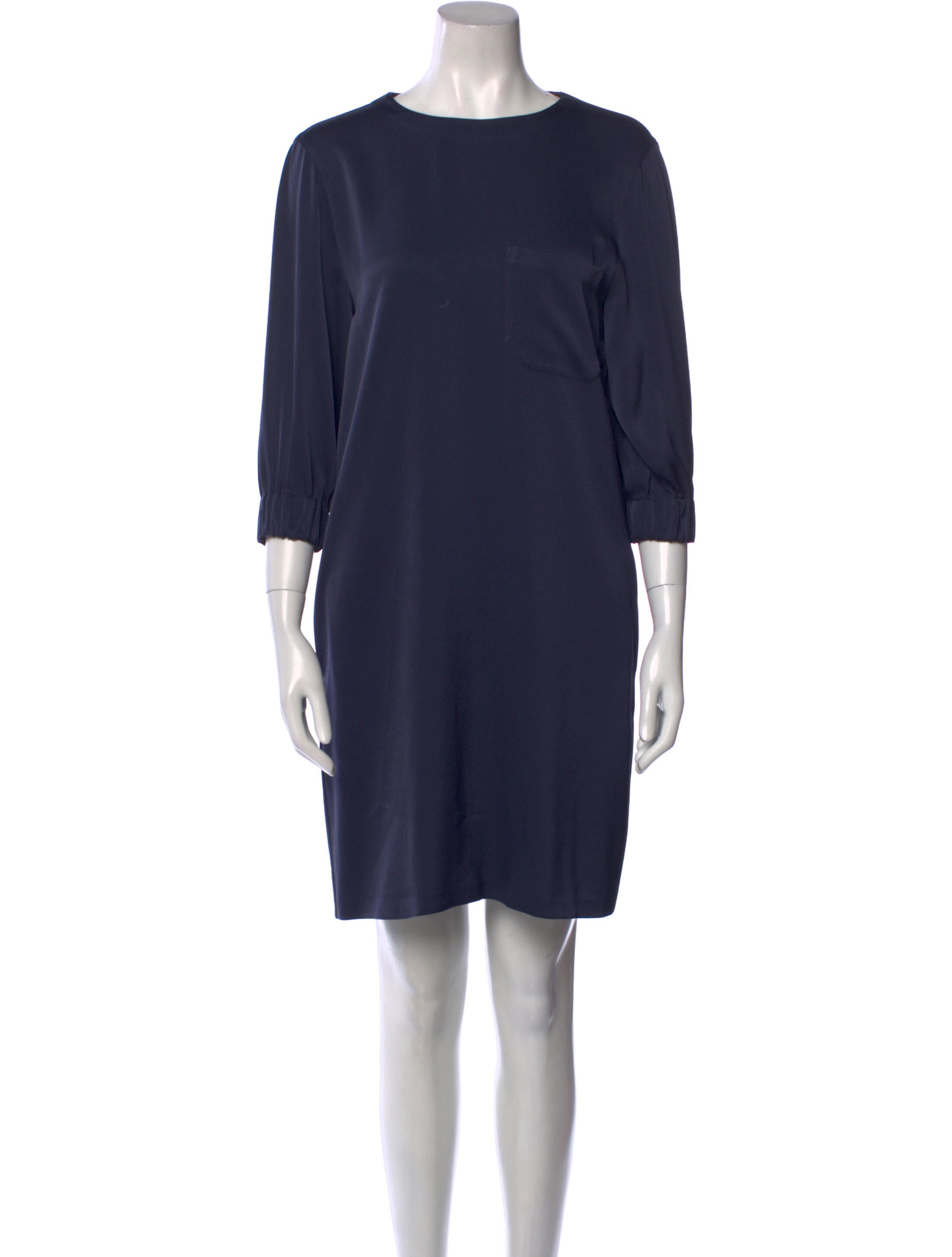 Vince Crew Neck Mini Dress
