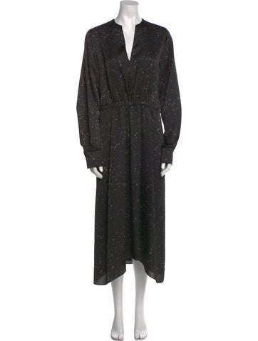 Vince Dresses Polka Dot Print Long Dress M