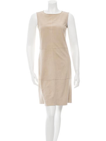 Vince Suede Knee-Length Dress