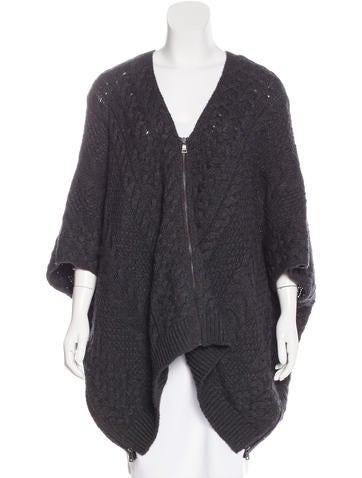 Vince Wool-Blend Dolman Sleeve Cardigan