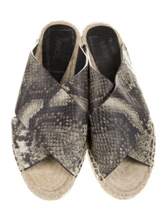 Vince Animal Print Espadrilles