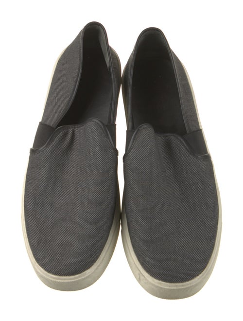 Vince Canvas Leather Trim Embellishment Sneakers