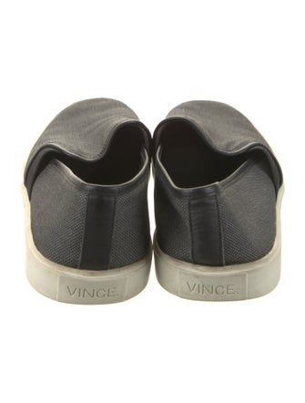 Vince Canvas Leather Trim Embellishment Sneakers