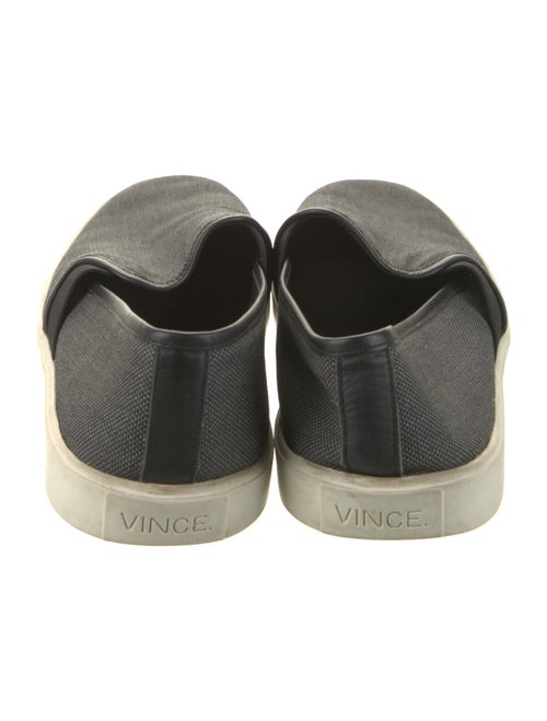 Vince Canvas Leather Trim Embellishment Sneakers