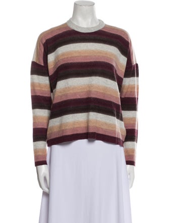 Vince Striped Crew Neck Sweater