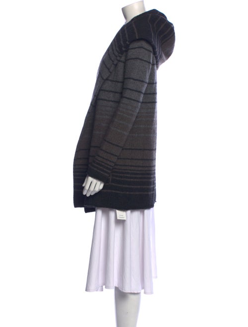 Vince Striped Open Front Sweater