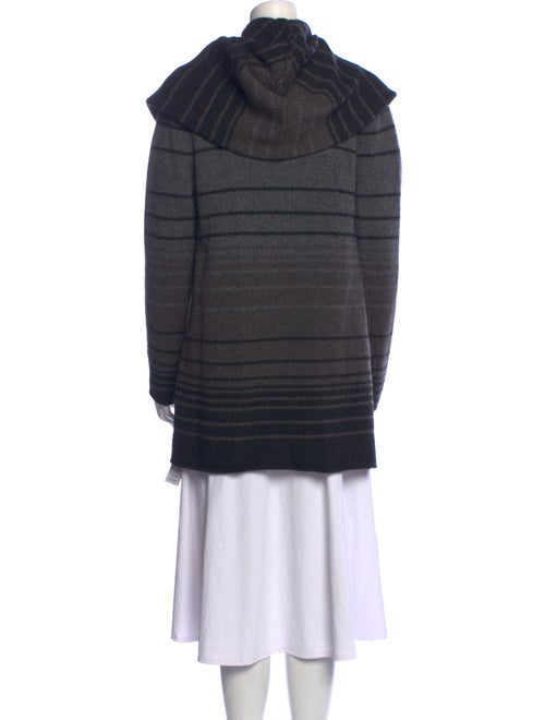 Vince Striped Open Front Sweater