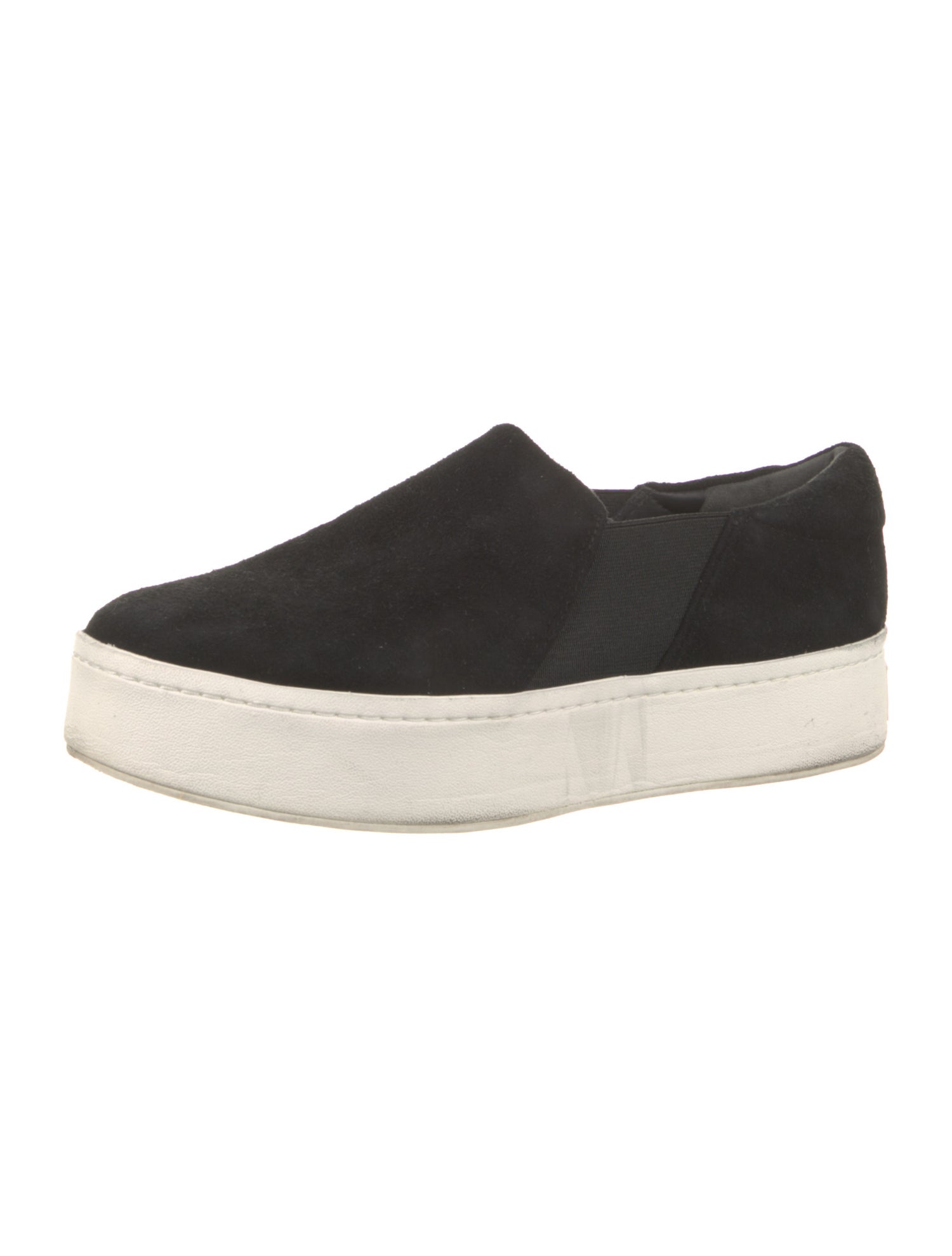 vince jana leather & suede sneakers