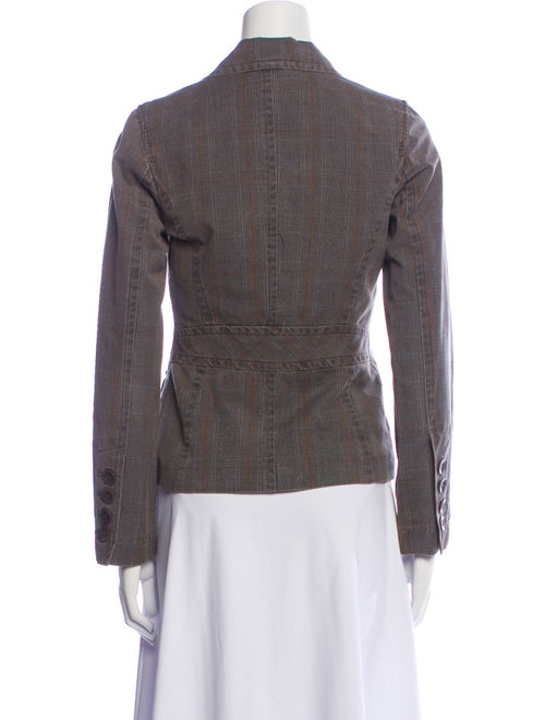 Vince Plaid Print Blazer