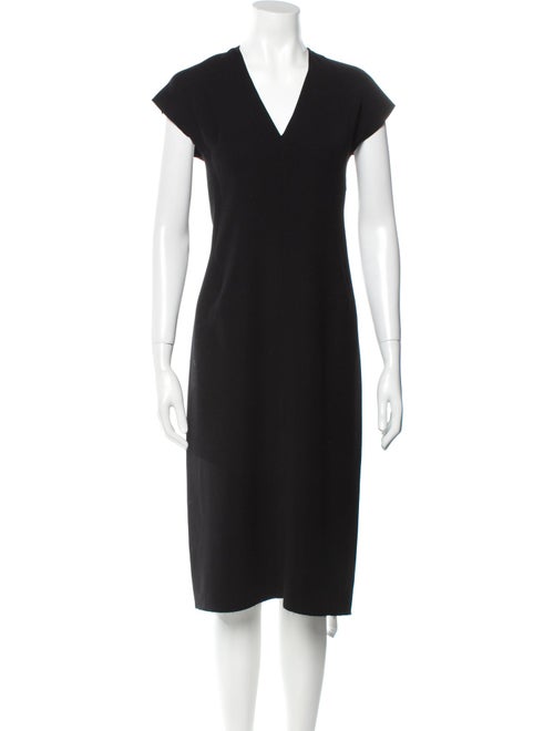 Vince V-Neck Midi Length Dress