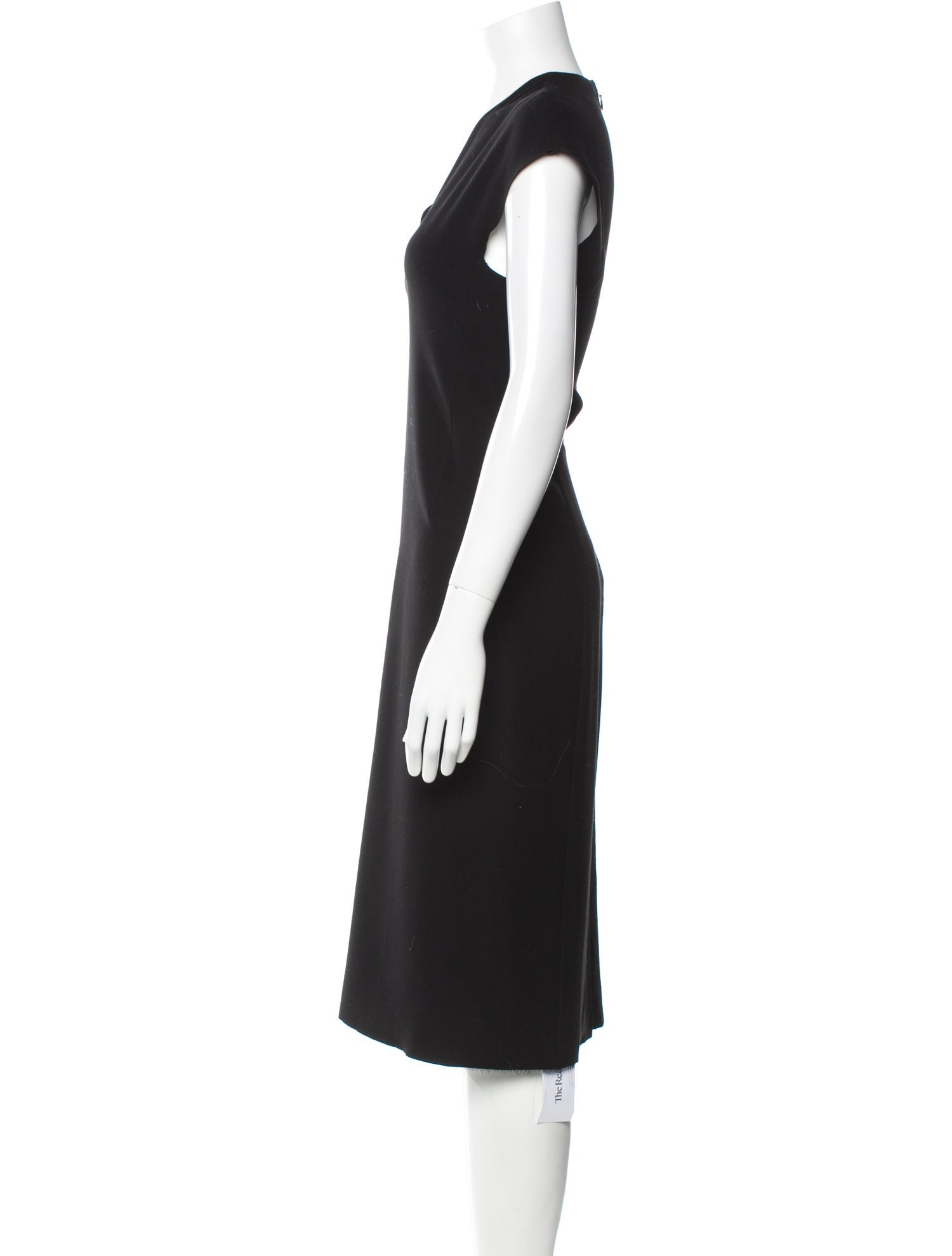 Vince V-Neck Midi Length Dress