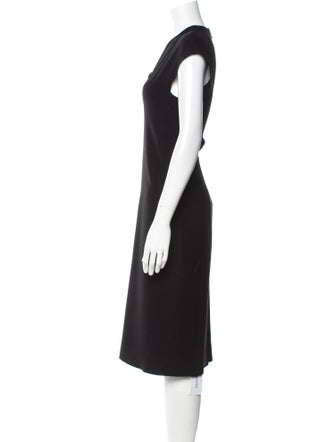 Vince V-Neck Midi Length Dress