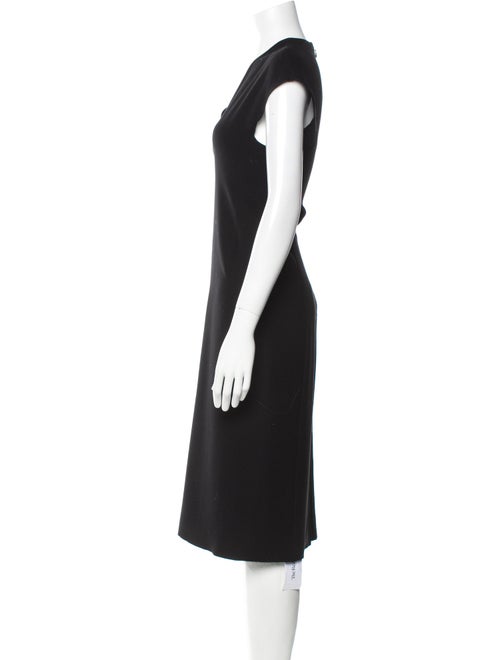 Vince V-Neck Midi Length Dress