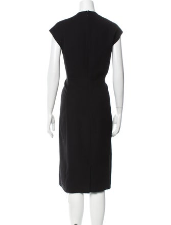Vince V-Neck Midi Length Dress