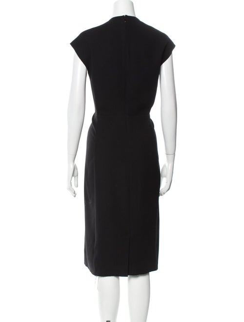 Vince V-Neck Midi Length Dress