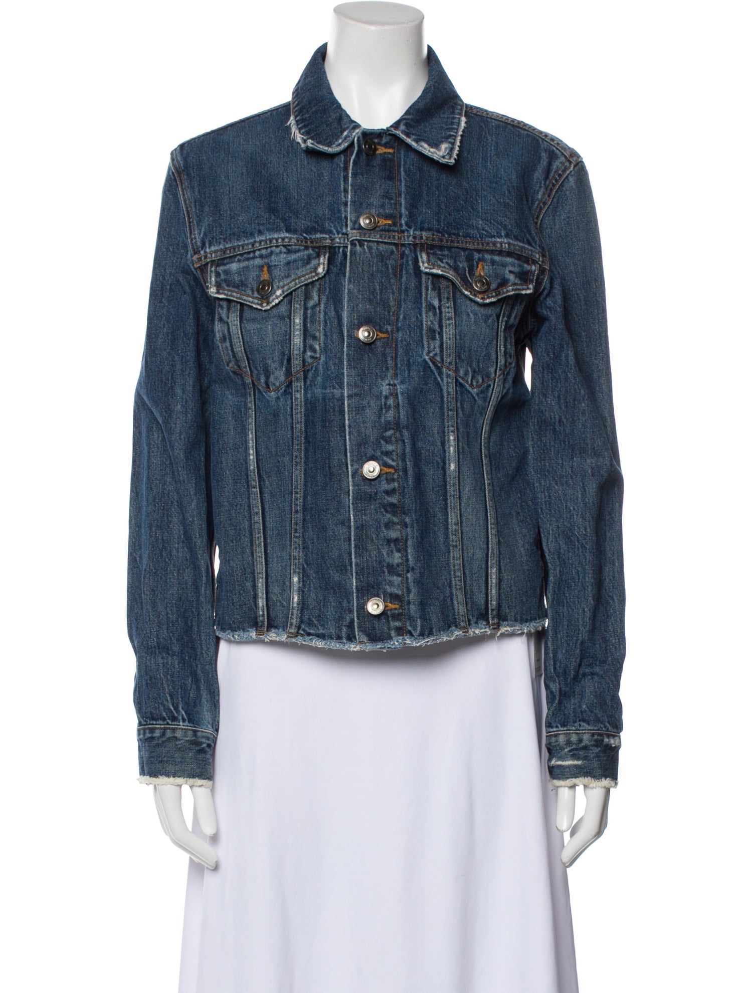 Vince Denim Jacket Blue Jackets, Clothing WVN280509 The RealReal