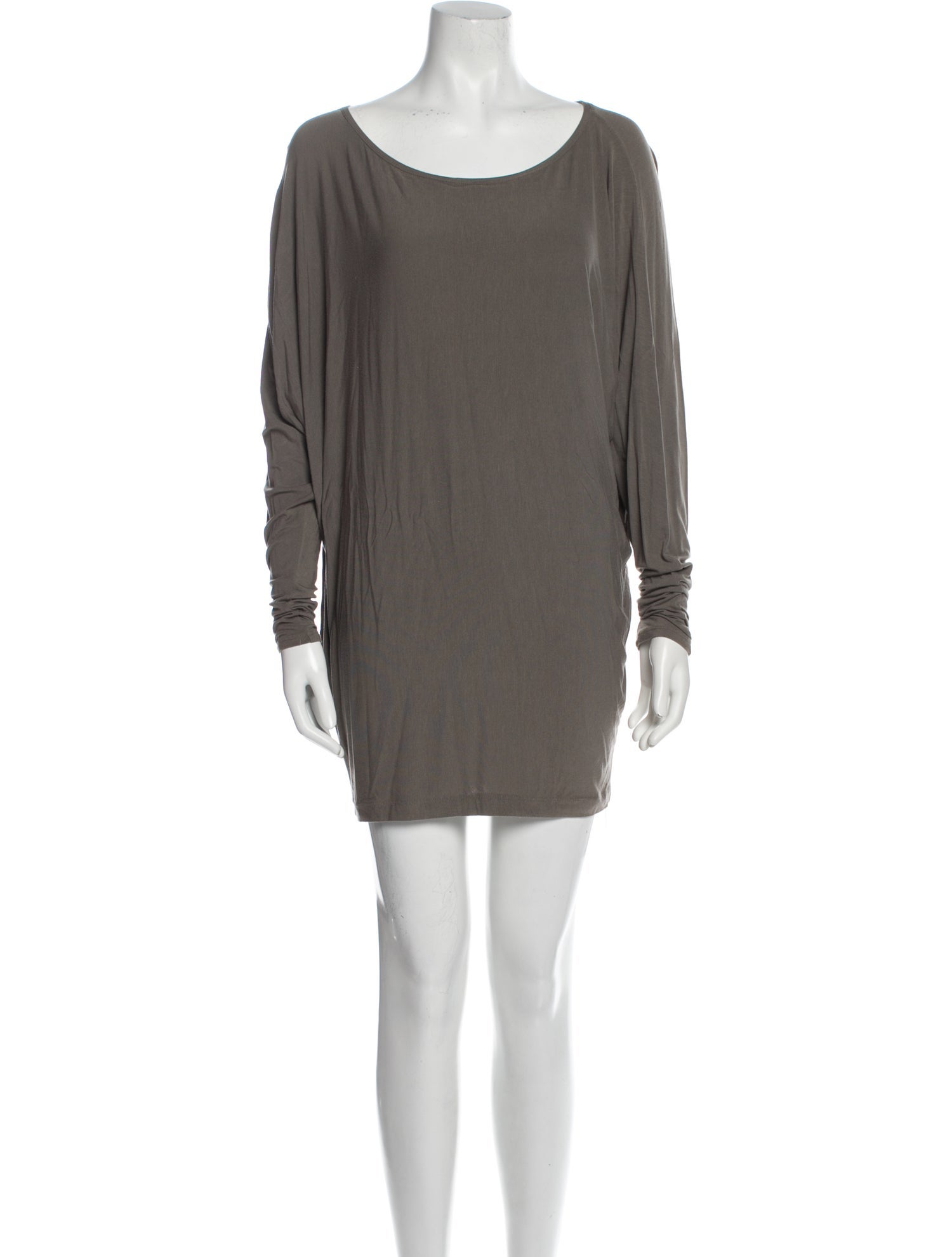 Vince Bateau Neckline Mini Dress