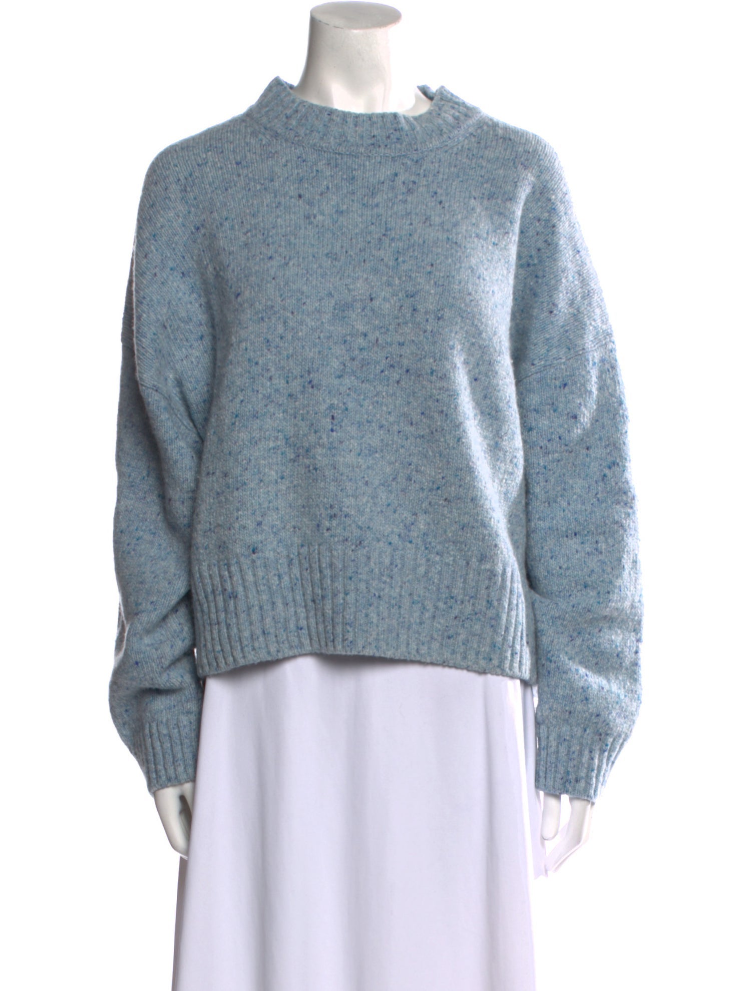 Vince Merino Wool Mock Neck Sweater