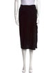 Vince Pleated Accents Knee-Length Skirt