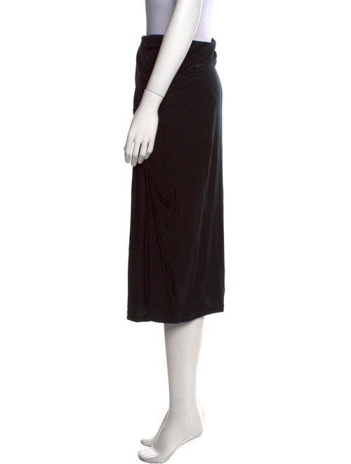 Vince Pleated Accents Knee-Length Skirt