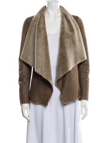 Vince Jackets Shearling Fur Jacket XS