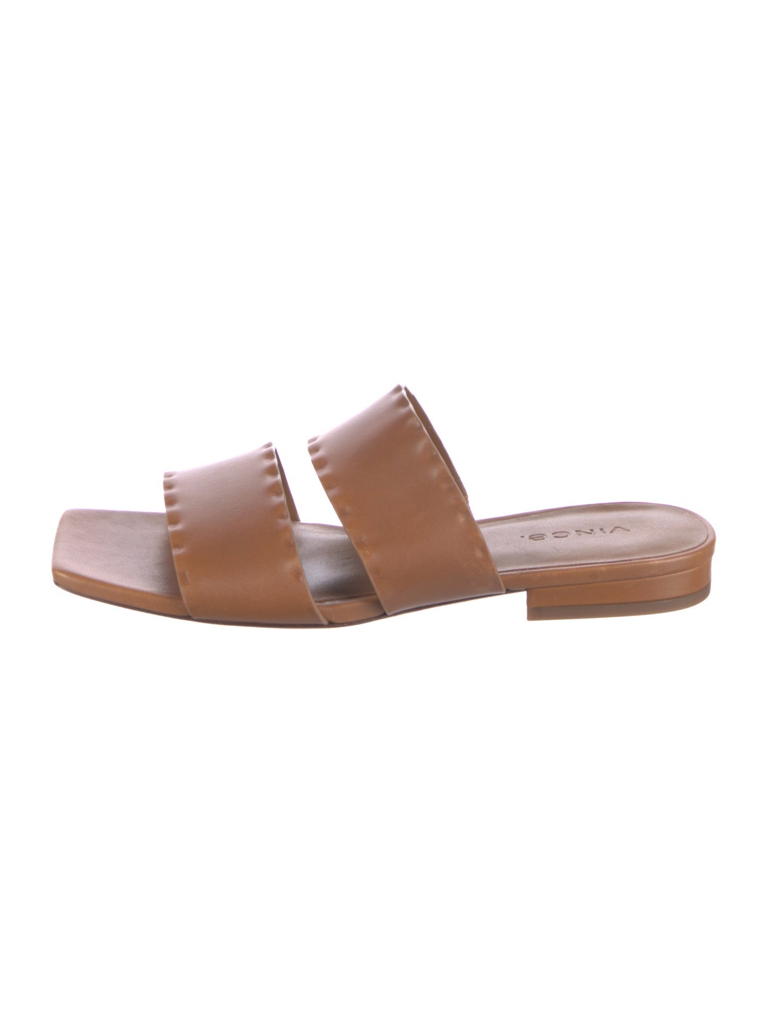 Vince Leather Slides