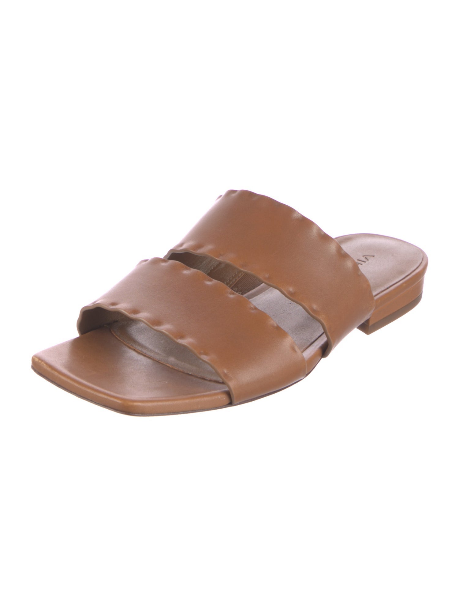 Vince Leather Slides