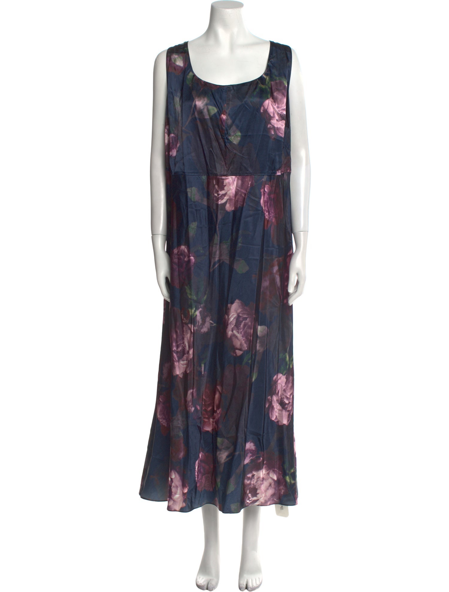 Vince Floral Print Long Dress w/ Tags