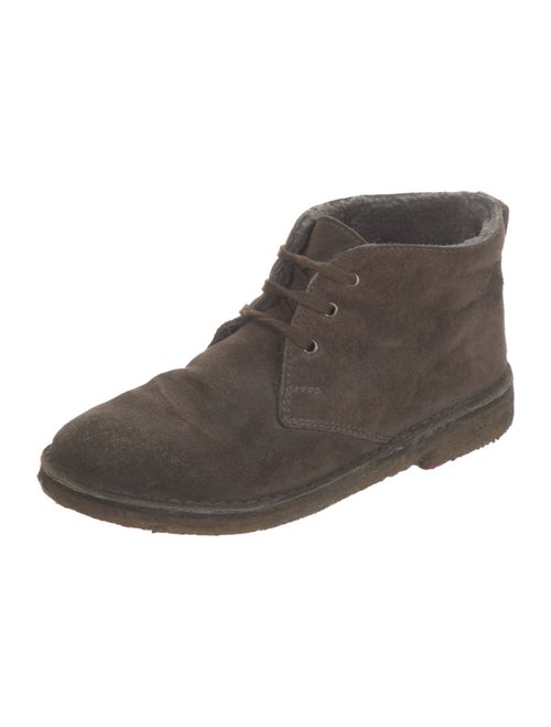 Vince Suede Lace-Up Boots