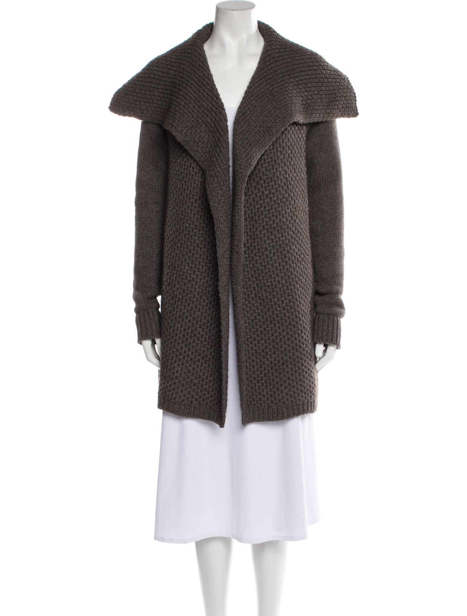 Vince Lace Pattern Scoop Neck Sweater