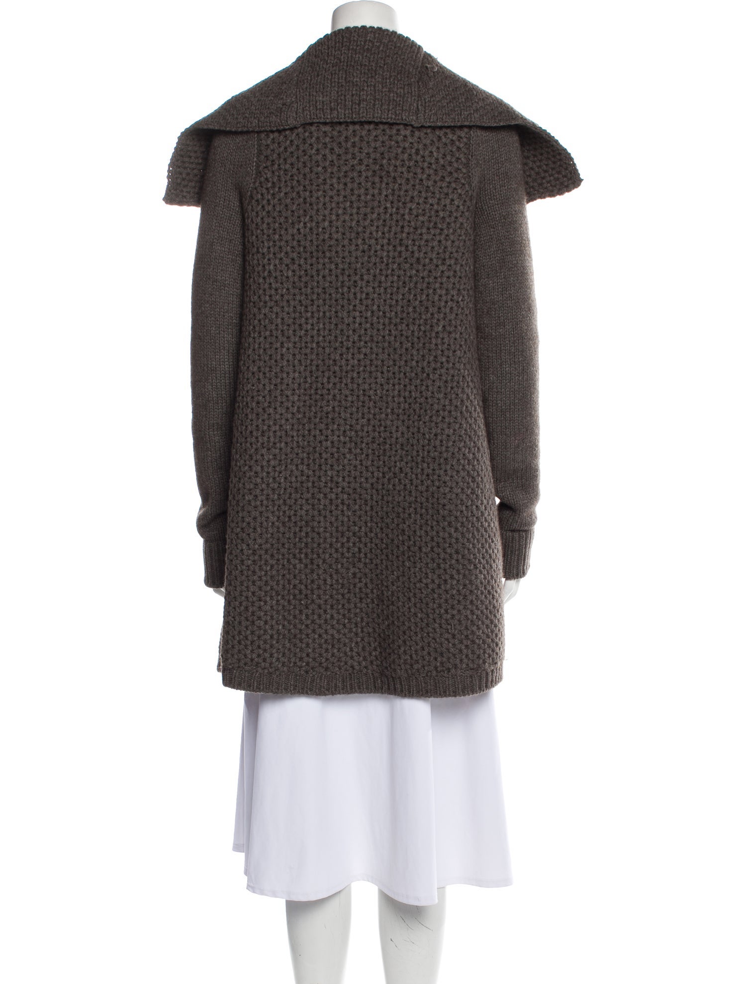 Vince Lace Pattern Scoop Neck Sweater